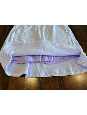 Sport Savvy Seersucker Pull On Skort Lilac Pockets A638822 Size XXS